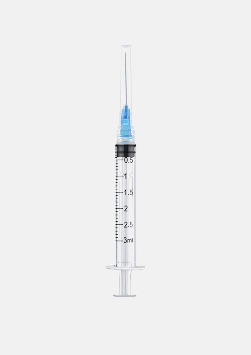 23G x 1″ (3ml) Plastic Injection Syringe with Needles (Individually Sealed Packaged)